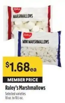 Bel Air Markets Raley's Marshmallows offer