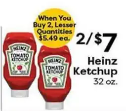 Rich's Fresh Market Heinz ketchup offer