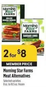 Bel Air Markets Morning Star Farms Meat Alternatives offer