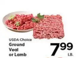 Rich's Fresh Market Usda Choice Ground Veal or Lamb offer