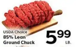 Rich's Fresh Market Usda choice ground chuck offer