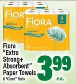 Angelo Caputo's Fresh Market Fiora extra strong+ absorbent paper towels offer