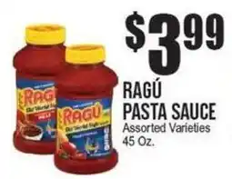 Extra Supermarket Ragu pasta sauce offer