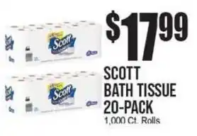 Extra Supermarket Scott bath tissue offer