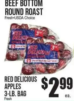 Extra Supermarket Red delicious apples offer
