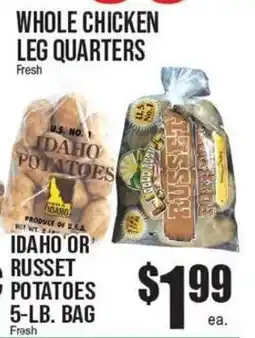 Extra Supermarket Idaho or Russet Potatoes offer