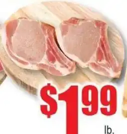 Extra Supermarket Pork Loin Chops offer