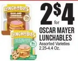Extra Supermarket Oscar Mayer Lunchables offer