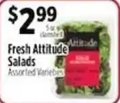 Pioneer Supermarkets Fresh Attitude Salads offer