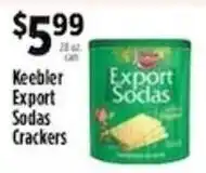 Pioneer Supermarkets Keebler Export Sodas Crackers offer