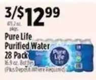 Pioneer Supermarkets Pure Life Purified Water offer