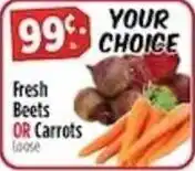 Pioneer Supermarkets Fresh Beets Or Carrots offer