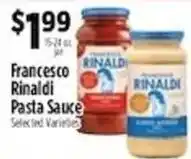 Pioneer Supermarkets Francesco Rinaldi Pasta Sauce offer