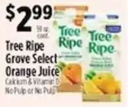 Pioneer Supermarkets Tree Ripe Grove Select Orange Juice offer