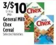 Pioneer Supermarkets General Mills Chex Cereal offer