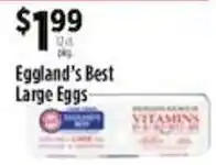 Pioneer Supermarkets Eggland's Best Large Eggs offer