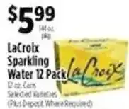 Pioneer Supermarkets LaCroix Sparkling Water offer