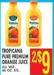 Tropicana pure premium orange juice
