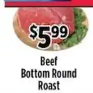 Pioneer Supermarkets Beef Bottom Round Roast offer