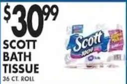 Pioneer Supermarkets Scott bath tissue offer