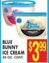 Pioneer Supermarkets Blue Bunny ice cream offer