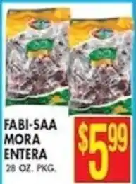 Pioneer Supermarkets Fabi-saa mora entera offer