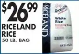 Pioneer Supermarkets Riceland white rice offer