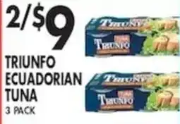 Pioneer Supermarkets Triunfo Ecuadorian Tuna offer