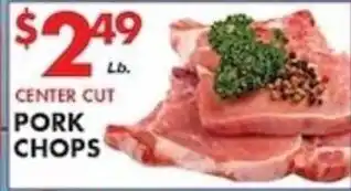 Pioneer Supermarkets Center Cut Pork Chops offer