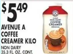 Pioneer Supermarkets avenue a coffee creamer kilo offer