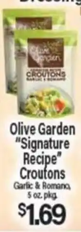 Angelo Caputo's Fresh Market Olive Garden Signature Recipe Croutons offer