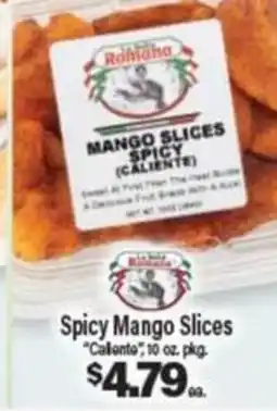 Angelo Caputo's Fresh Market Romana spicy mango slices offer