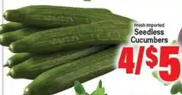 Angelo Caputo's Fresh Market Fresh Imported Seedless Cucumbers offer