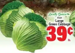 Angelo Caputo's Fresh Market Locally Grown Fresh Large Green Cabbage offer