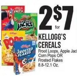 Extra Supermarket Kellogg's cereals offer