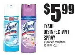 Extra Supermarket Lysol disinfectant spray offer