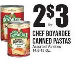 Extra Supermarket Chef Boyardee canned pastas offer