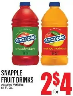 Extra Supermarket Snapple fruit drinks offer
