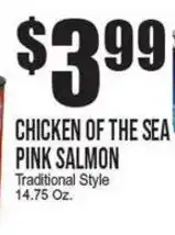 Extra Supermarket Chicken of the Sea Pink Salmon offer