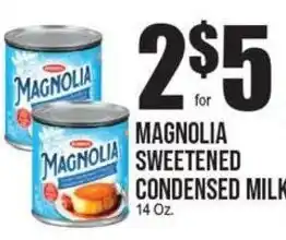 Extra Supermarket Magnolia sweetened condensed milk offer