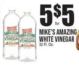 Extra Supermarket Mike's amazing white vinegar offer