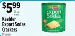 Pioneer Supermarkets Keebler Export Sodas Crackers offer