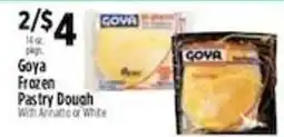 Pioneer Supermarkets Goya frozen pastry dough offer