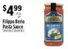 Pioneer Supermarkets Filippo Berio Pasta Sauce offer