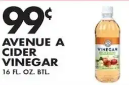 Pioneer Supermarkets Avenue A cider vinegar offer