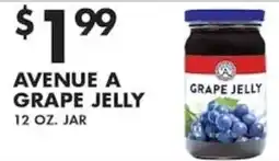 Pioneer Supermarkets Avenue A grape jelly offer