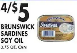 Pioneer Supermarkets Brunswick sardines offer