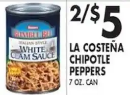 Pioneer Supermarkets La Costeña chipotle peppers offer