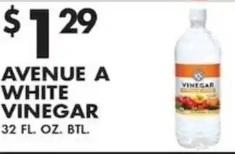 Pioneer Supermarkets Avenue A white vinegar offer