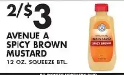 Pioneer Supermarkets Avenue A Spicy Brown Mustard offer